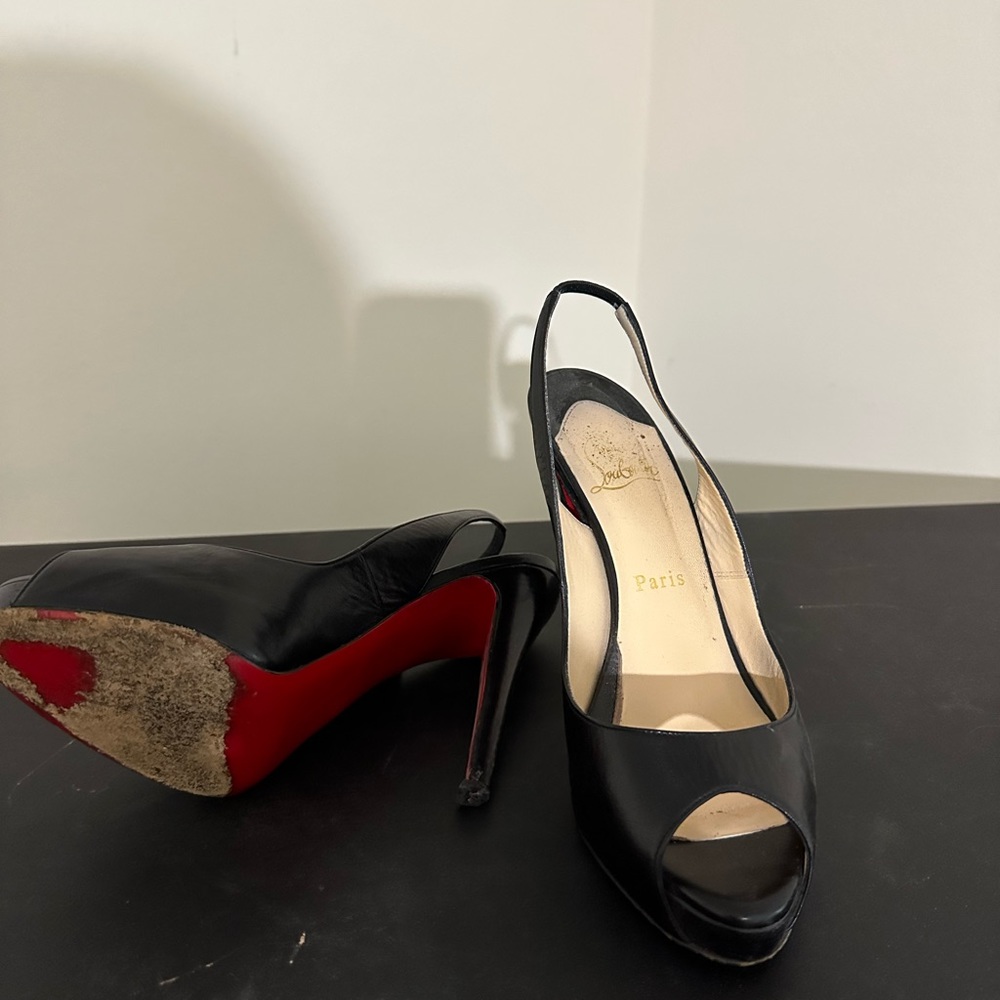 Black Christian Louboutin heels
